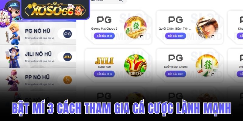 Bật mí 3 cách tham gia cá cược lành mạnh