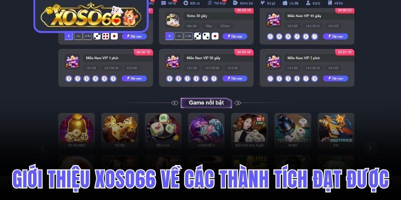 Giới thiệu Xoso66 về các thành tích đạt được