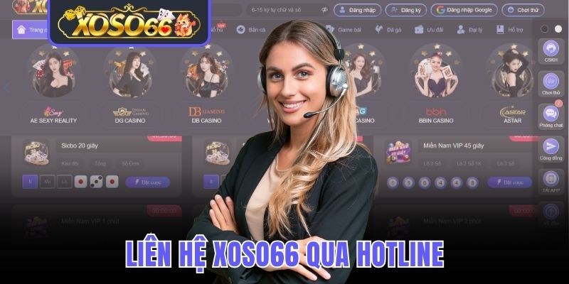 Liên hệ Xoso66 qua hotline